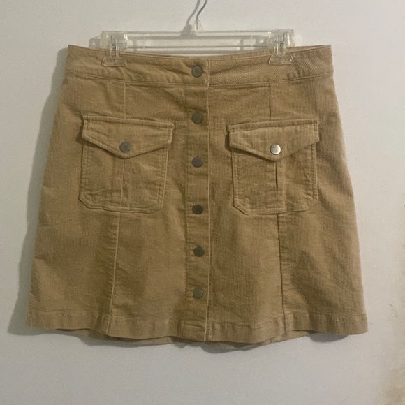 Cato size 10 Beige Corduroy Skirt - Picture 1 of 6